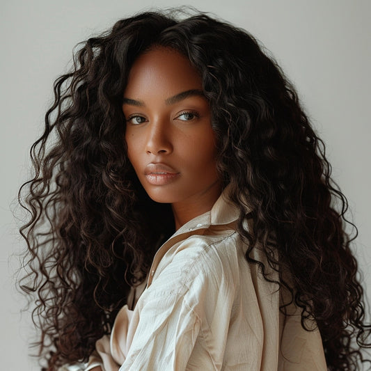 תוספות שיער גולמי - טרס הודי מתולתל עדין