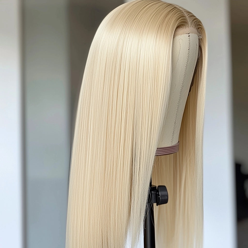 פאת קלוז'ר בלונד ברזילאית HD לייס 5X5 חלק