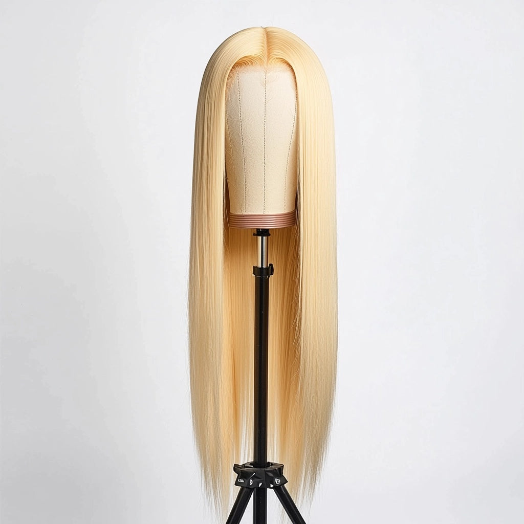 פאת קלוז'ר בלונד ברזילאית HD לייס 5X5 חלק