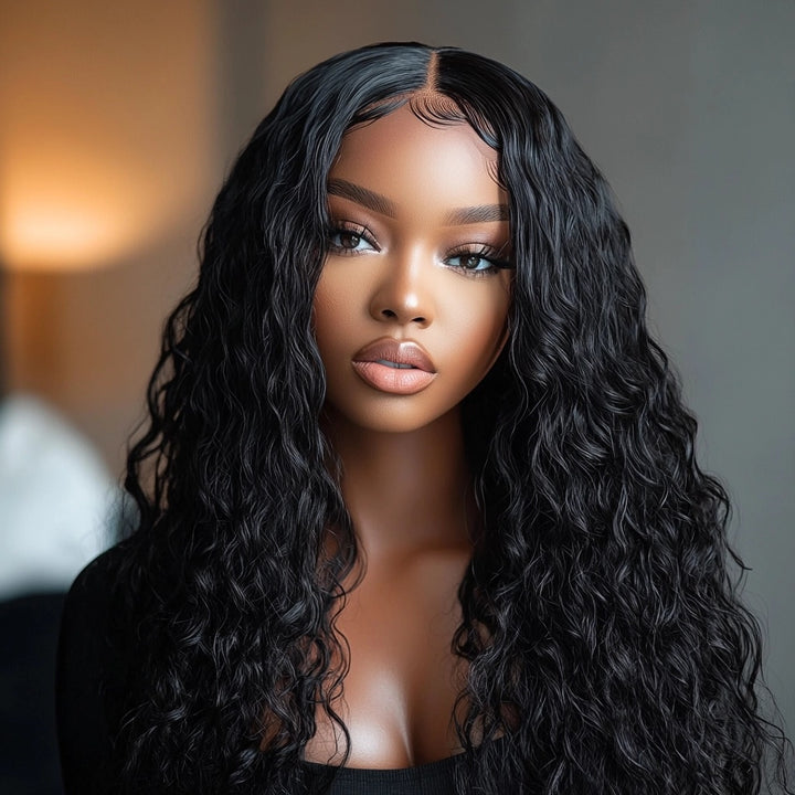 פאת קלוז'ר ברזילאית HD לייס 5X5 גלי (Water Wave)