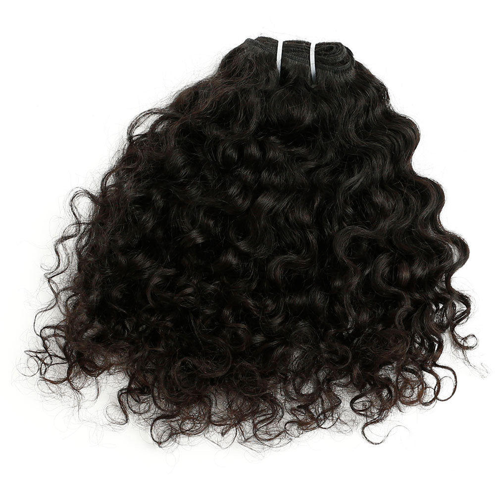 תוספות שיער גולמי - טרס הודי מתולתל עדין