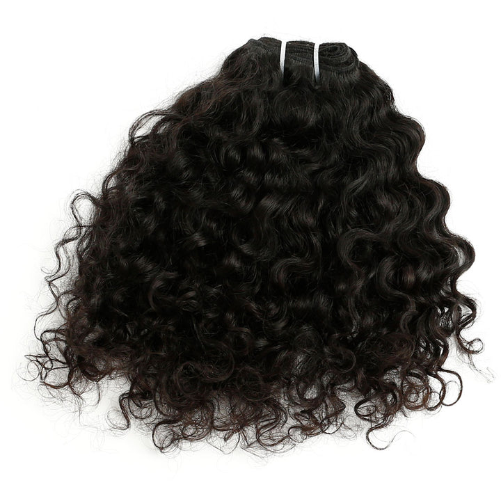 תוספות שיער גולמי - טרס הודי מתולתל עדין