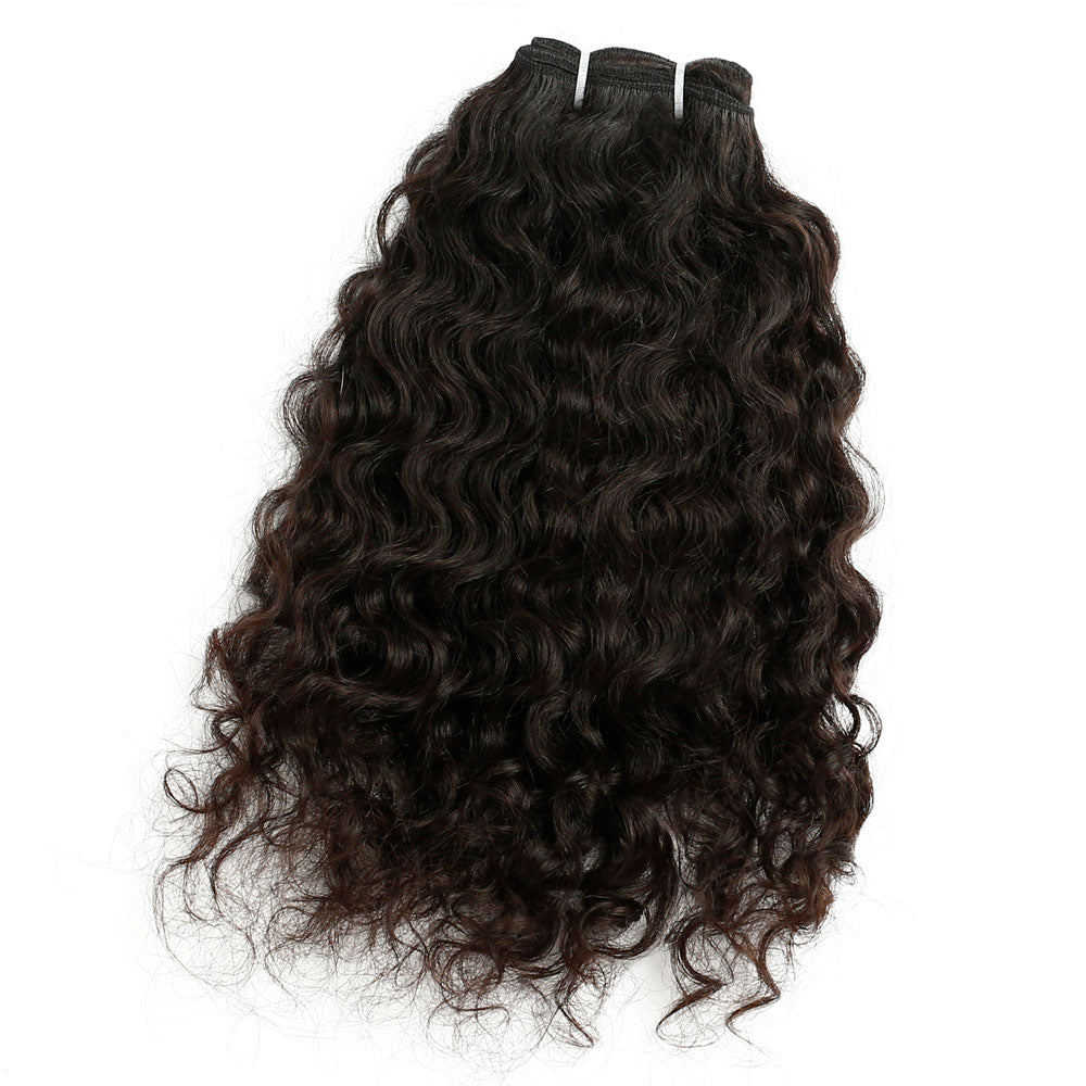 תוספות שיער גולמי - טרס הודי מתולתל עדין