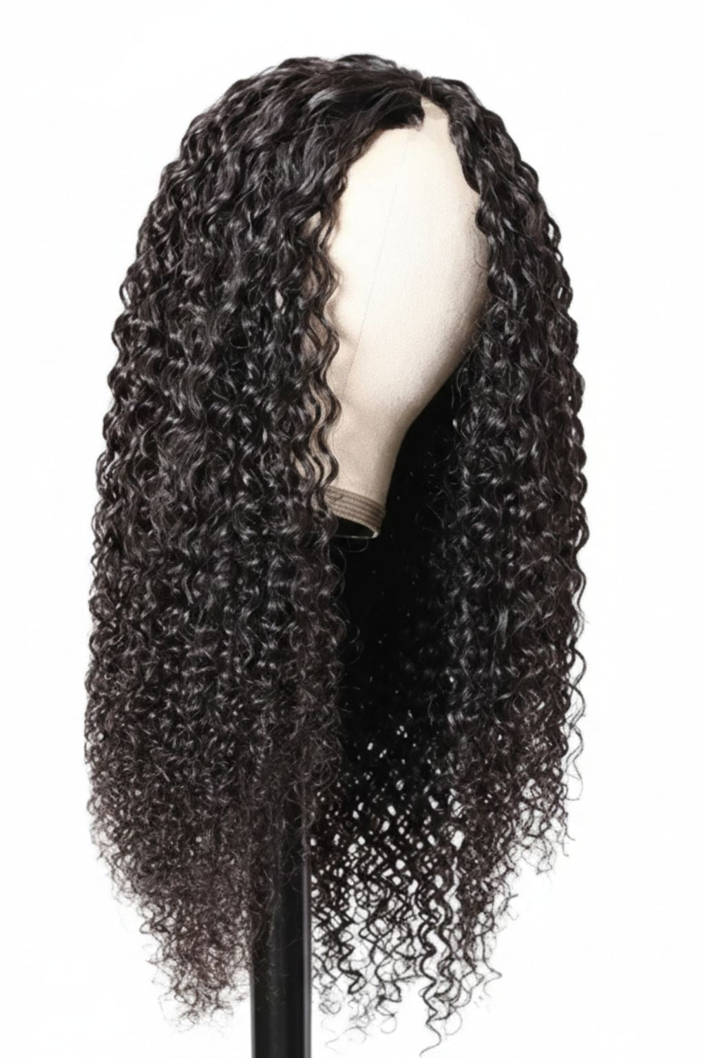 Brazilian deep wave human hair U-part wig by Konjo Hair