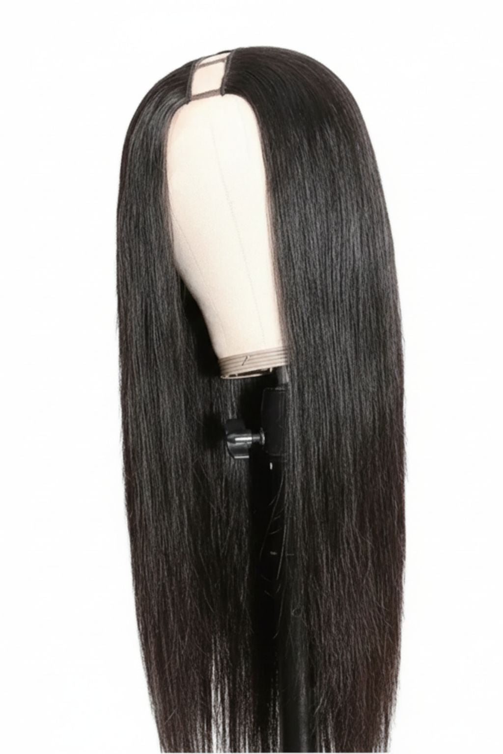 Brazilian straight human hair U-part wig by Konjo Hair