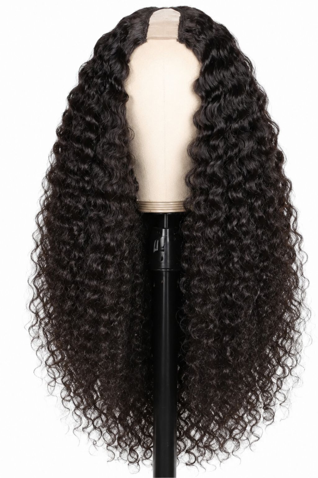 Burmese curly human hair U-part wig by Konjo Hair