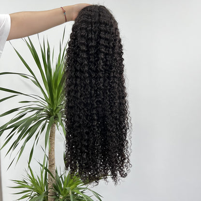 פאת פרונטל בורמי HD לייס 13X4 מתולתל בצפיפות 180% / 250%