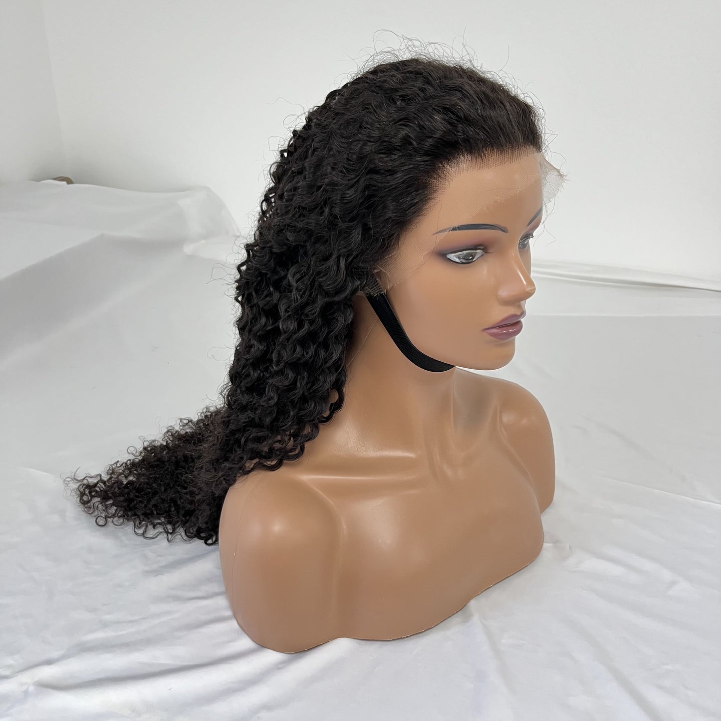 פאת פרונטל בורמי HD לייס 13X4 מתולתל בצפיפות 180% / 250%