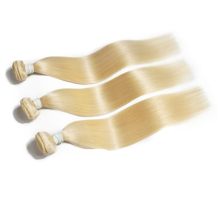 תוספות שיער טרס ברזילאי חלק : בלונד 613#