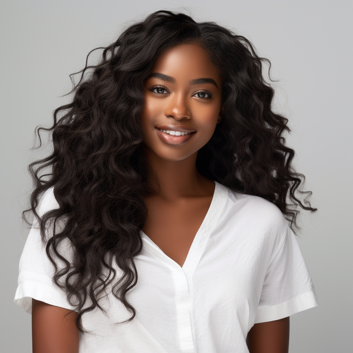 פאת קלוז'ר ברזילאית HD לייס 5X5 גלי