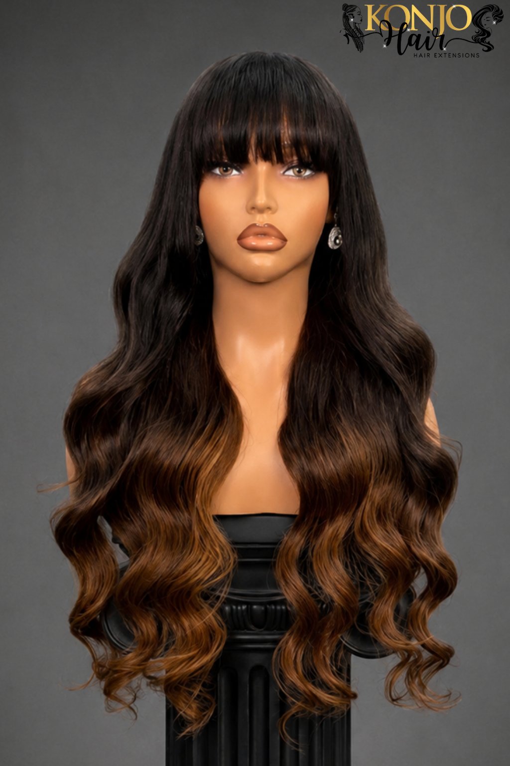 Natural black to brown 
